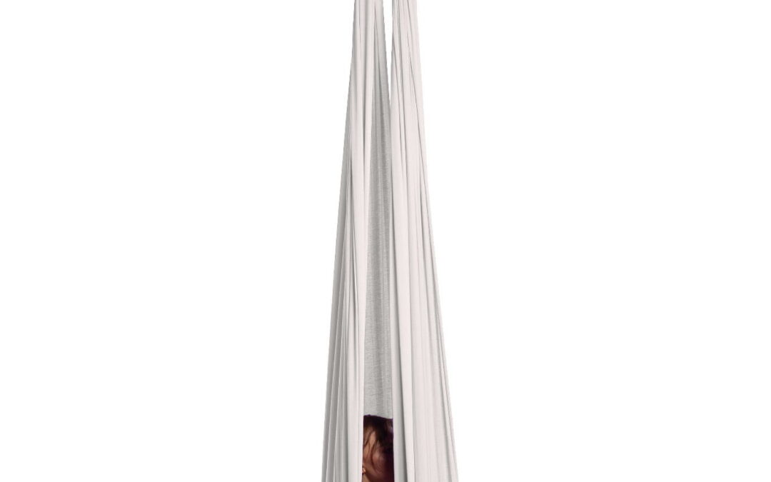 Aerialsilks Aerial Yoga Natura Yoga Hammock hálókészlet Fly jógához és Aerial jógához – 5 m Szín: fehér