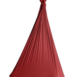 Aerialsilks Aerial Yoga Natura Yoga Hammock hálókészlet Fly jógához és Aerial jógához - 5 m Szín: Bordó