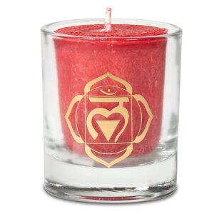 Phoenix Import Phoenix Chakra fogadalmi gyertya illóolajokkal 1 db Szín: 1. csakra - piros