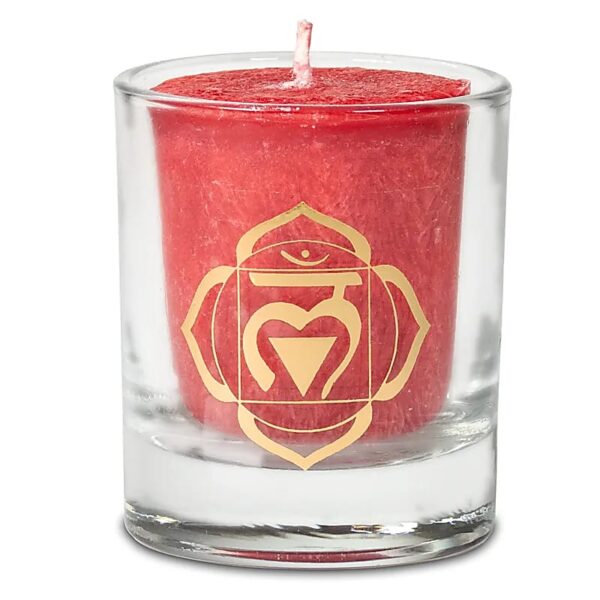 Phoenix Import Phoenix Chakra fogadalmi gyertya illóolajokkal 1 db Szín: 1. csakra - piros