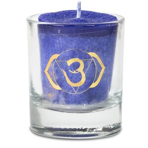 Phoenix Import Phoenix Chakra fogadalmi gyertya illóolajokkal 1 db Szín: 6. csakra - indigó