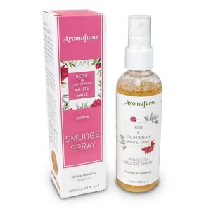 Phoenix Import Aromafume Smudge aroma légfrissítő spray Fehér zsálya 100 ml Illat: Fehér zsálya és rózsa