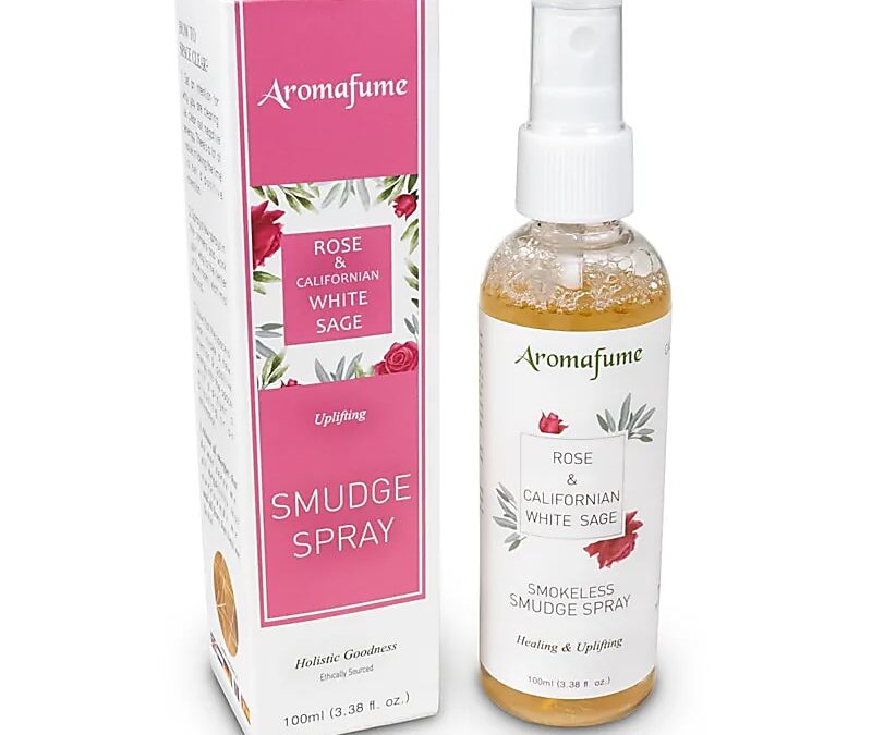 Phoenix Import Aromafume Smudge aroma légfrissítő spray Fehér zsálya 100 ml Illat: Fehér zsálya és rózsa
