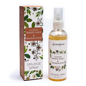 Phoenix Import Aromafume Smudge aroma légfrissítő spray Fehér zsálya 100 ml Illat: Fehér zsálya és tömjén