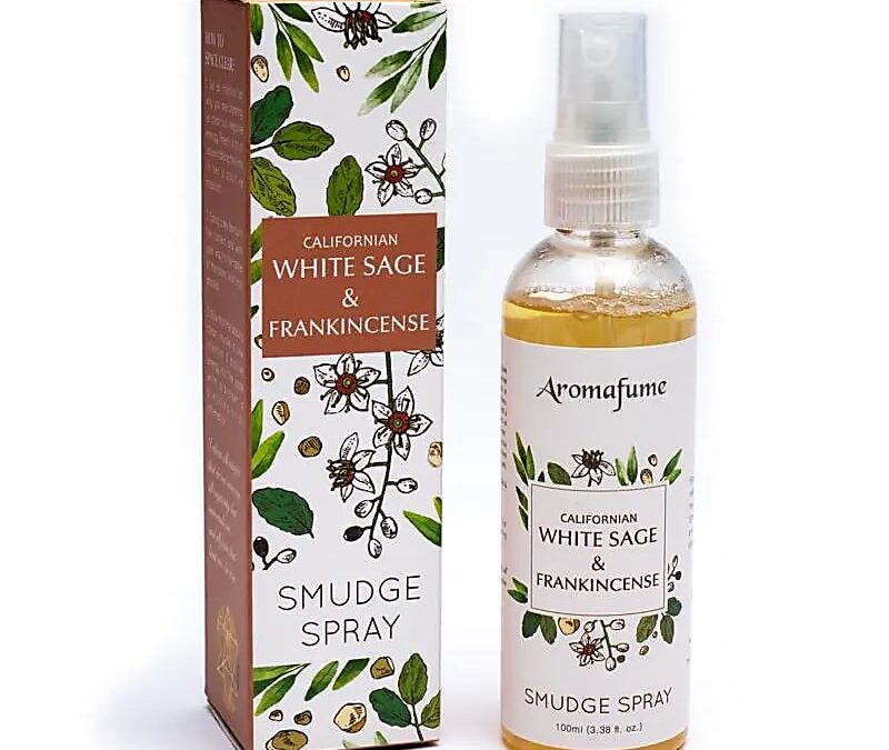 Phoenix Import Aromafume Smudge aroma légfrissítő spray Fehér zsálya 100 ml Illat: Fehér zsálya és tömjén