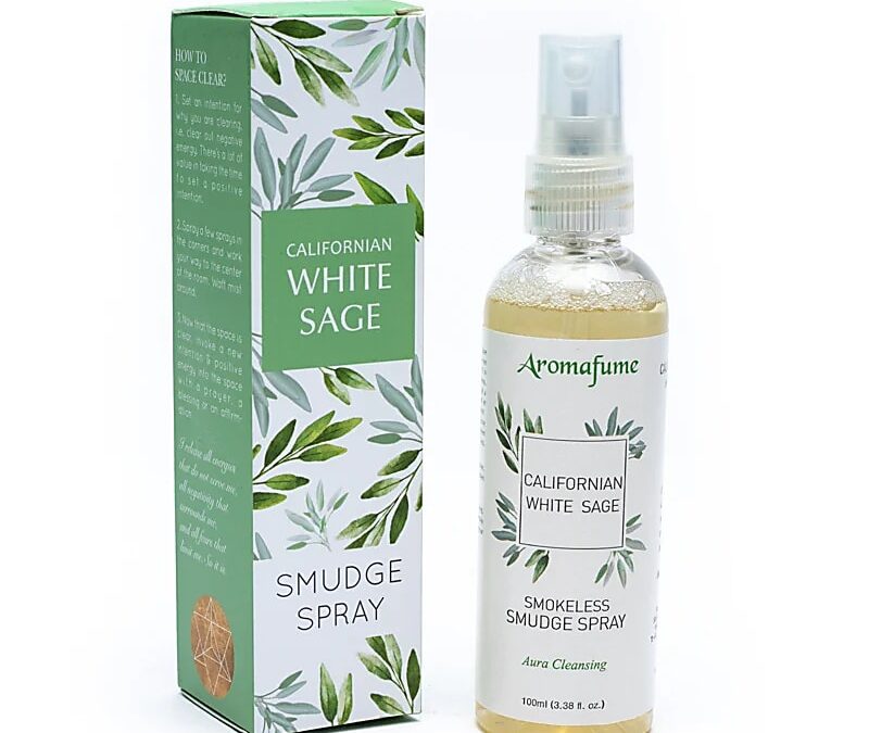 Phoenix Import Aromafume Smudge aroma légfrissítő spray Fehér zsálya 100 ml Illat: Fehér zsálya