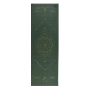 Bodhi Yoga Bodhi Leela Yantra jóga szőnyeg 4mm Szín: Sötétzöld