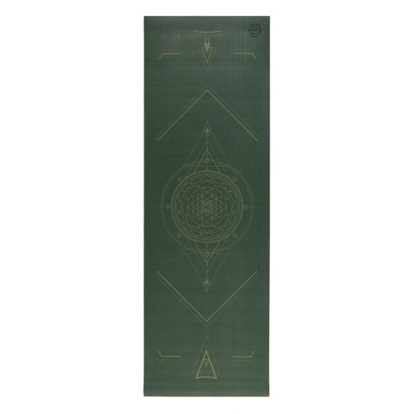 Bodhi Yoga Bodhi Leela Yantra jóga szőnyeg 4mm Szín: Sötétzöld