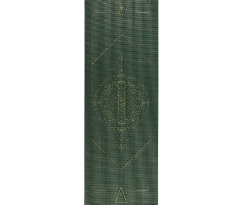 Bodhi Yoga Bodhi Leela Yantra jóga szőnyeg 4mm Szín: Sötétzöld