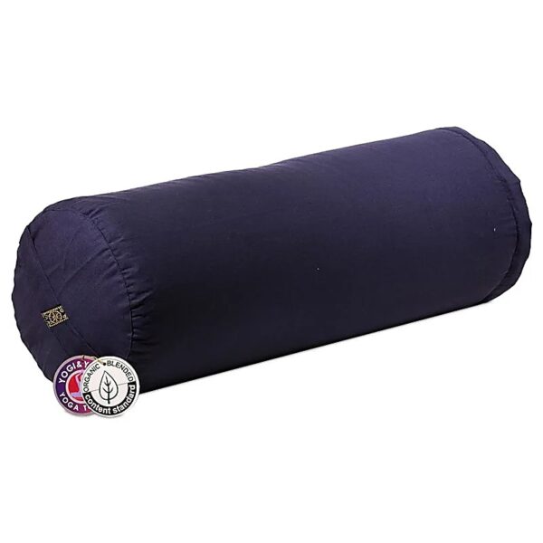 Phoenix Import Yogi & Yogini Bolster jógahenger ECO hajdina 100% bio pamut 60 x 16 cm Szín: Kék
