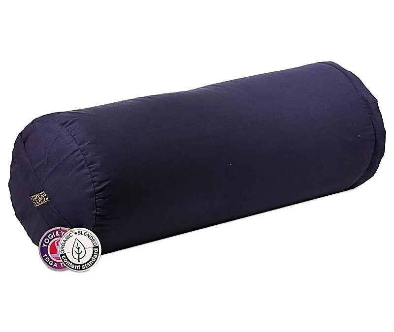 Phoenix Import Yogi & Yogini Bolster jógahenger ECO hajdina 100% bio pamut 60 x 16 cm Szín: Kék