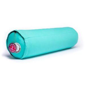 Phoenix Import Yogi & Yogini Bolster jógahenger ECO hajdina 100% bio pamut 60 x 16 cm Szín: Türkiz