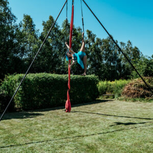 Aerialsilks légi szabadon álló szerkezet légi akrobatikához Méret: 3,6 m