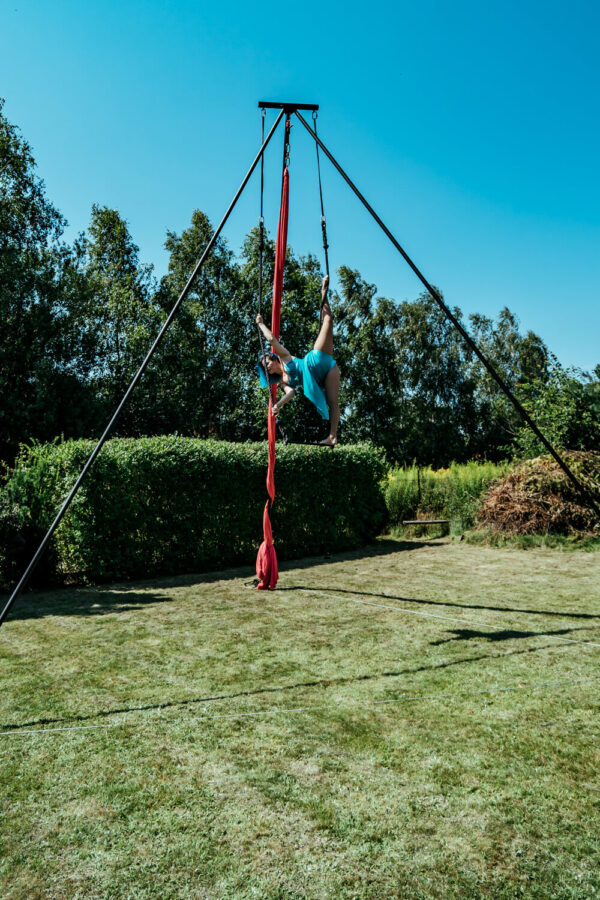 Aerialsilks légi szabadon álló szerkezet légi akrobatikához Méret: 6 m