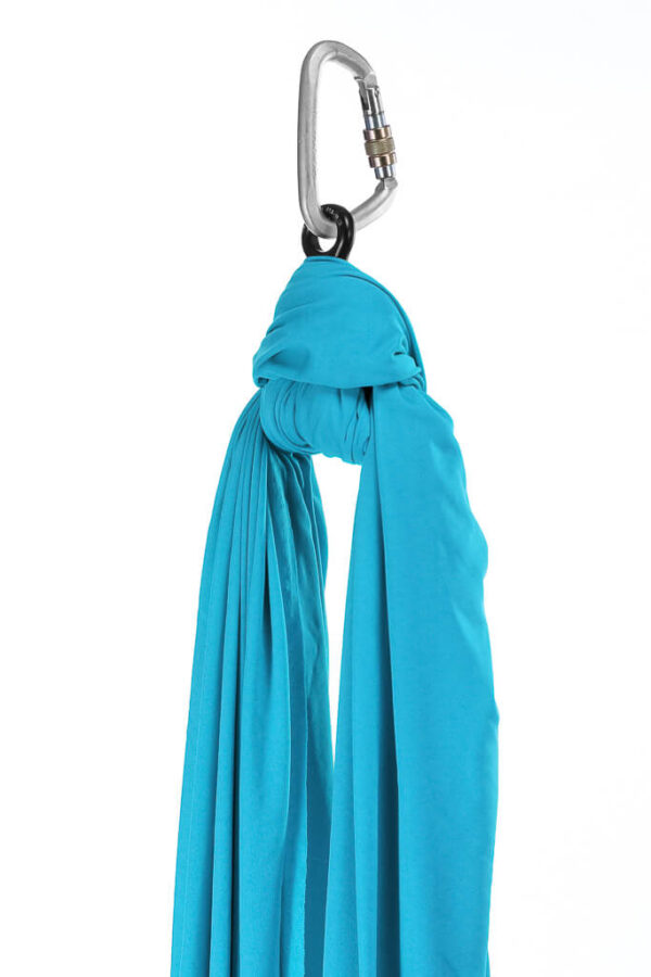 Aerialsilks Aerial Yoga JUST Perfect Set háló és karabiner szett Fly és Aerial jógához gyerekeknek - 6 m Szín: Türkiz