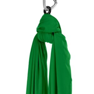 Aerialsilks Aerial Yoga JUST Perfect Set háló és karabiner szett Fly és Aerial jógához gyerekeknek - 6 m Szín: Zöld