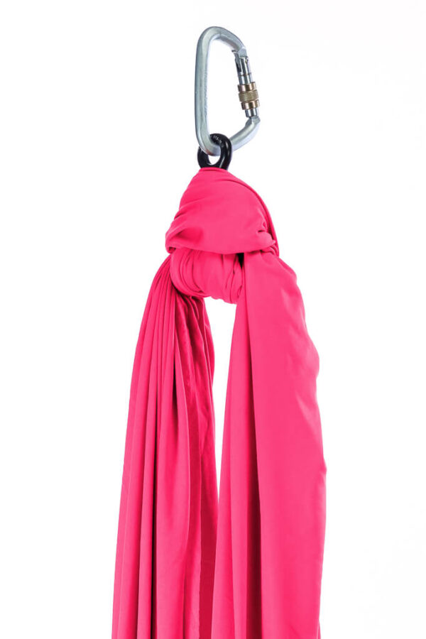 Aerialsilks Aerial Yoga JUST Perfect Set háló és karabiner szett Fly és Aerial jógához gyerekeknek - 6 m Szín: Magenta