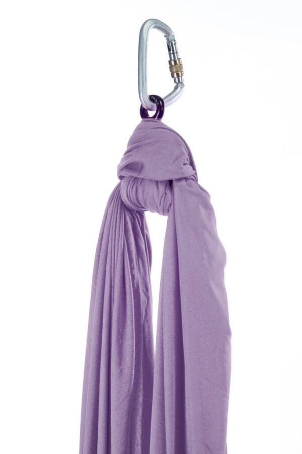 Aerialsilks Aerial Yoga JUST Perfect Set háló és karabiner szett Fly és Aerial jógához gyerekeknek - 6 m Szín: lila