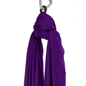 Aerialsilks Aerial Yoga JUST Perfect Set háló és karabiner szett Fly és Aerial jógához gyerekeknek - 6 m Szín: Sötétlila