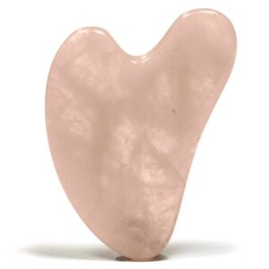 Phoenix Import Phoenix Gua Sha masszázskő 8 cm - féldrágakövek Anyag: Rózsakvarc