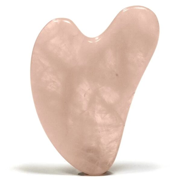 Phoenix Import Phoenix Gua Sha masszázskő 8 cm - féldrágakövek Anyag: Rózsakvarc