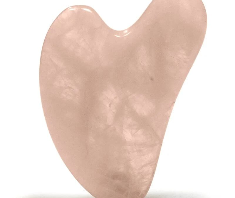 Phoenix Import Phoenix Gua Sha masszázskő 8 cm – féldrágakövek Anyag: Rózsakvarc