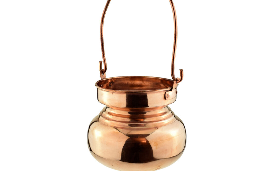 Sat Nam tál Shirodhara olajhoz 1 – 2,5 l Térfogat: 1,5 l réz