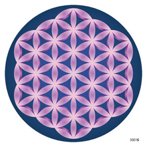 Napos mandala Mandala matrica lila színben Élet virága - Sunseal Átmérő: 12 cm