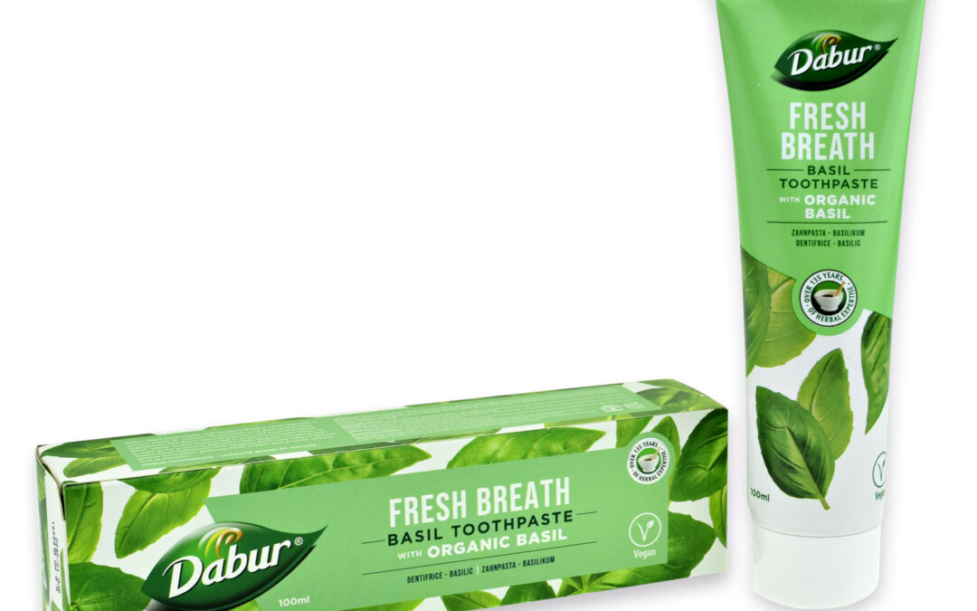 Dabur Herbal Basil Ayurvedic gyógynövényes fogkrém bazsalikommal 100 ml