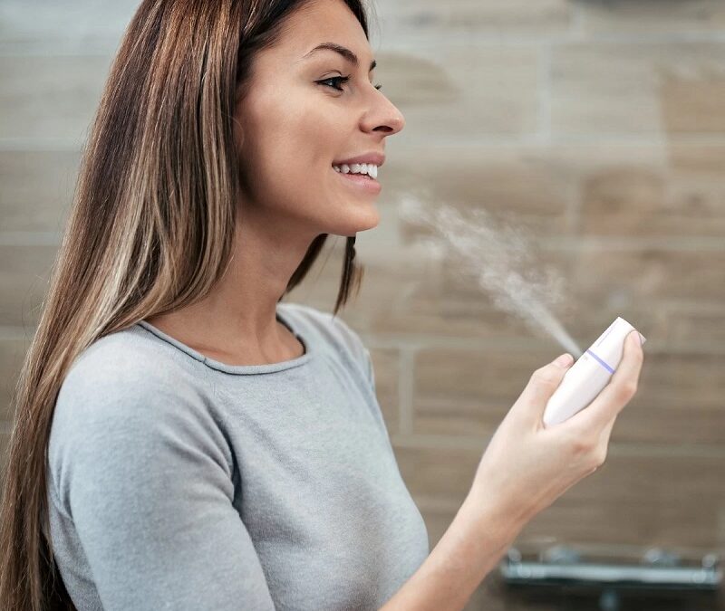 Innobiz Mistilia zseb aroma diffúzor autóba és irodába fehér színben