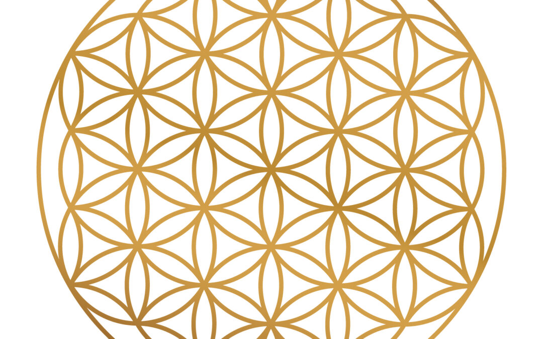 Napos mandala Mandala matrica Az élet virága – Sunseal Átmérő: 17 cm