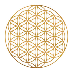 Napos mandala Mandala matrica Az élet virága - Sunseal Átmérő: 12 cm