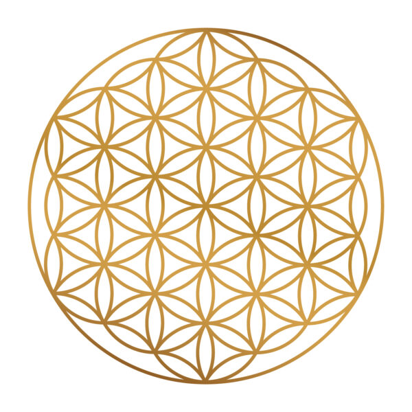 Napos mandala Mandala matrica Az élet virága - Sunseal Átmérő: 12 cm