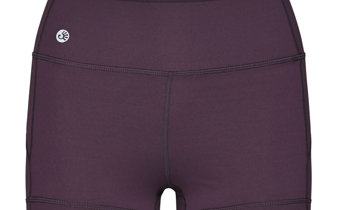 Bodhi Niyama Essentials Shortie Leggings extra rövid jóga és fitnesz nadrág lila Méret: L