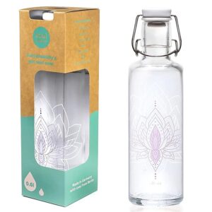 Phoenix Import Soulbottle üvegpalack Flower of Life / Lotus szimbólummal 600 ml Típus: Just Breathe