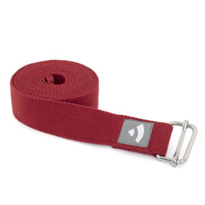 Bodhi Yoga Bodhi Joga heveder ASANA BELT csúszó csattal 250 cm Szín: Piros