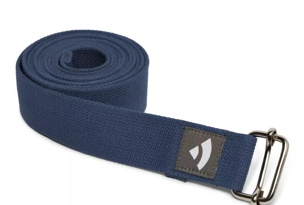 Bodhi Yoga Bodhi Joga heveder ASANA BELT csúszó csattal 250 cm Szín: Sötétkék