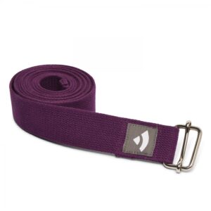 Bodhi Yoga Bodhi Joga heveder ASANA BELT csúszó csattal 250 cm Szín: lila