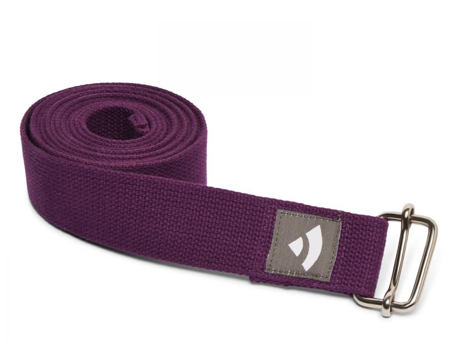 Bodhi Yoga Bodhi Joga heveder ASANA BELT csúszó csattal 250 cm Szín: lila