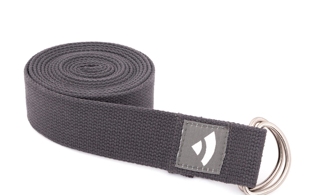 Bodhi Yoga Bodhi Joga heveder ASANA BELT csúszó csattal 250 cm Szín: Anthracite