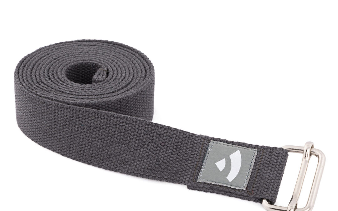 Bodhi Yoga Bodhi Joga heveder ASANA BELT csúszó csattal 250 cm Szín: szürke