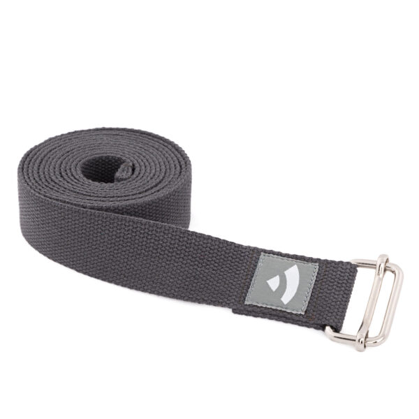 Bodhi Yoga Bodhi Joga heveder ASANA BELT csúszó csattal 250 cm Szín: szürke