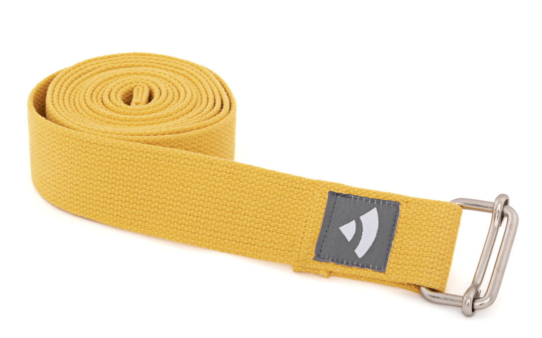 Bodhi Yoga Bodhi Joga heveder ASANA BELT csúszó csattal 250 cm Szín: Sárga