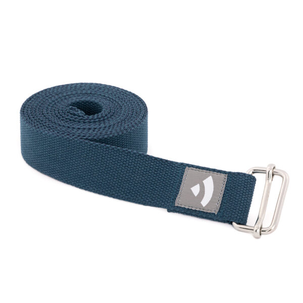 Bodhi Yoga Bodhi Joga heveder ASANA BELT csúszó csattal 250 cm Szín: Kék Navy