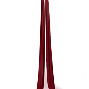 Aerialsilks Aerial Silk MAG háló és karabiner készlet Fly és Aerial jógához 12 m Szín: Bordó