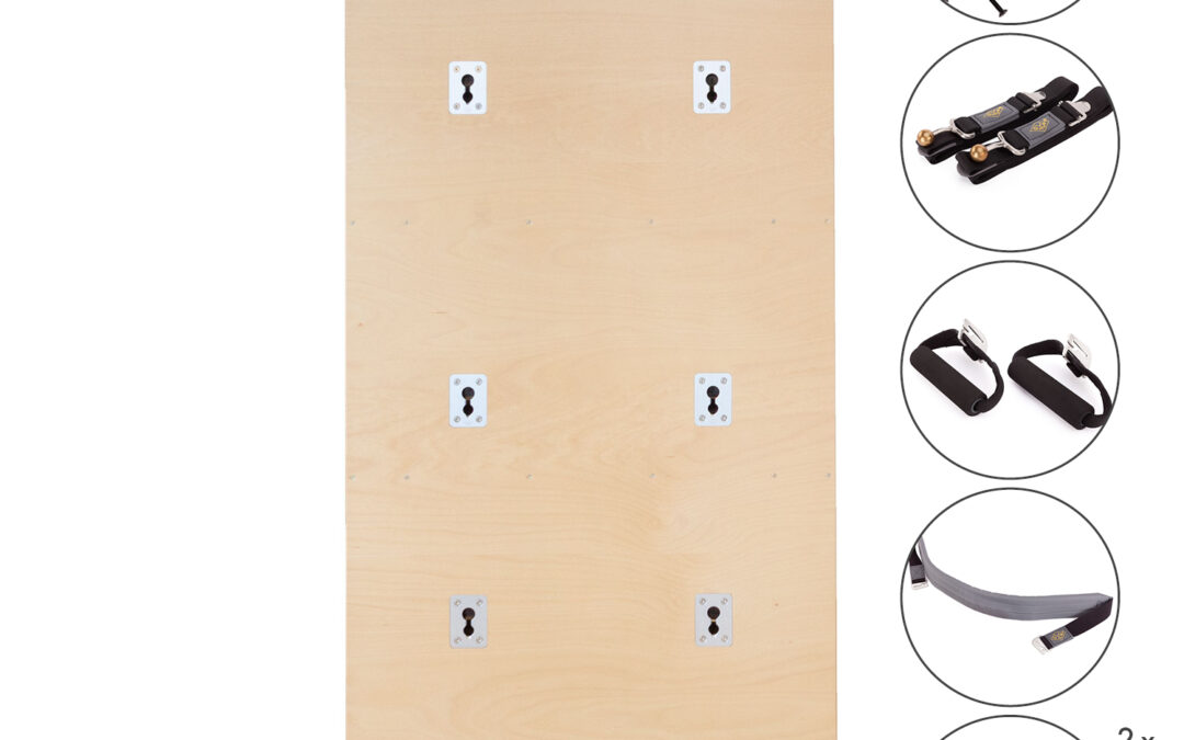 Bodhi Yoga Wall lakkozott fal kiegészítőkkel 230×100 cm Anyag: Bükkfa
