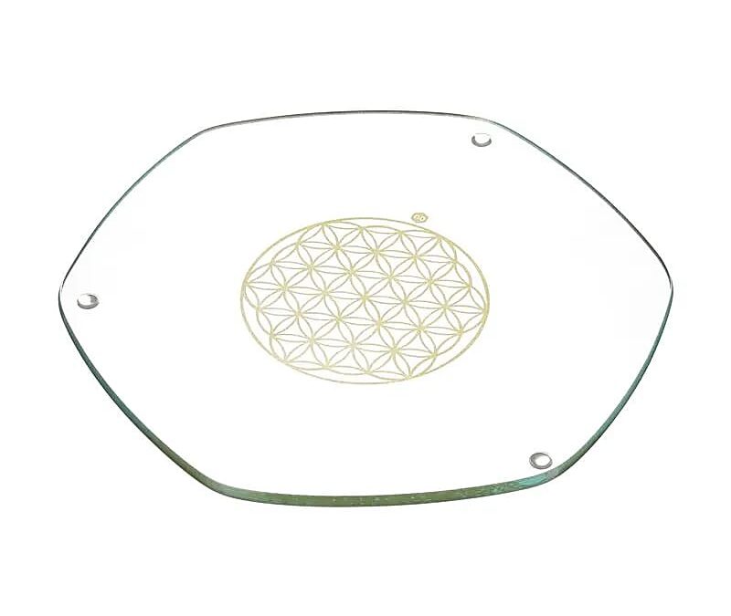 Flexity tálaló tányér Flower of Life 9 cm