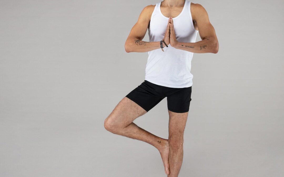 Niyama Essentials Bikram Mens Yoga férfi rövidnadrág, fekete Méret: M