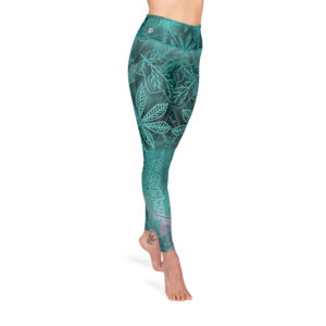 Niyama leggings-ek Bodhi Niyama Enchanted Forest HIGH WAIST leggings jógához és fitneszhez Méret: XL