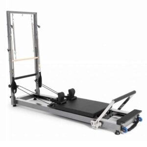 Elina Pilates Aluminium Reformer - alumínium reformer 4 magasságú és egy torony Típus: HL1 toronnyal